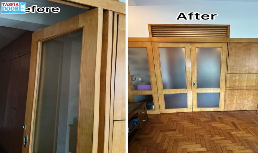 Wooden Sliding Door Repair | Wardrobe Door Alignment & Adjustment